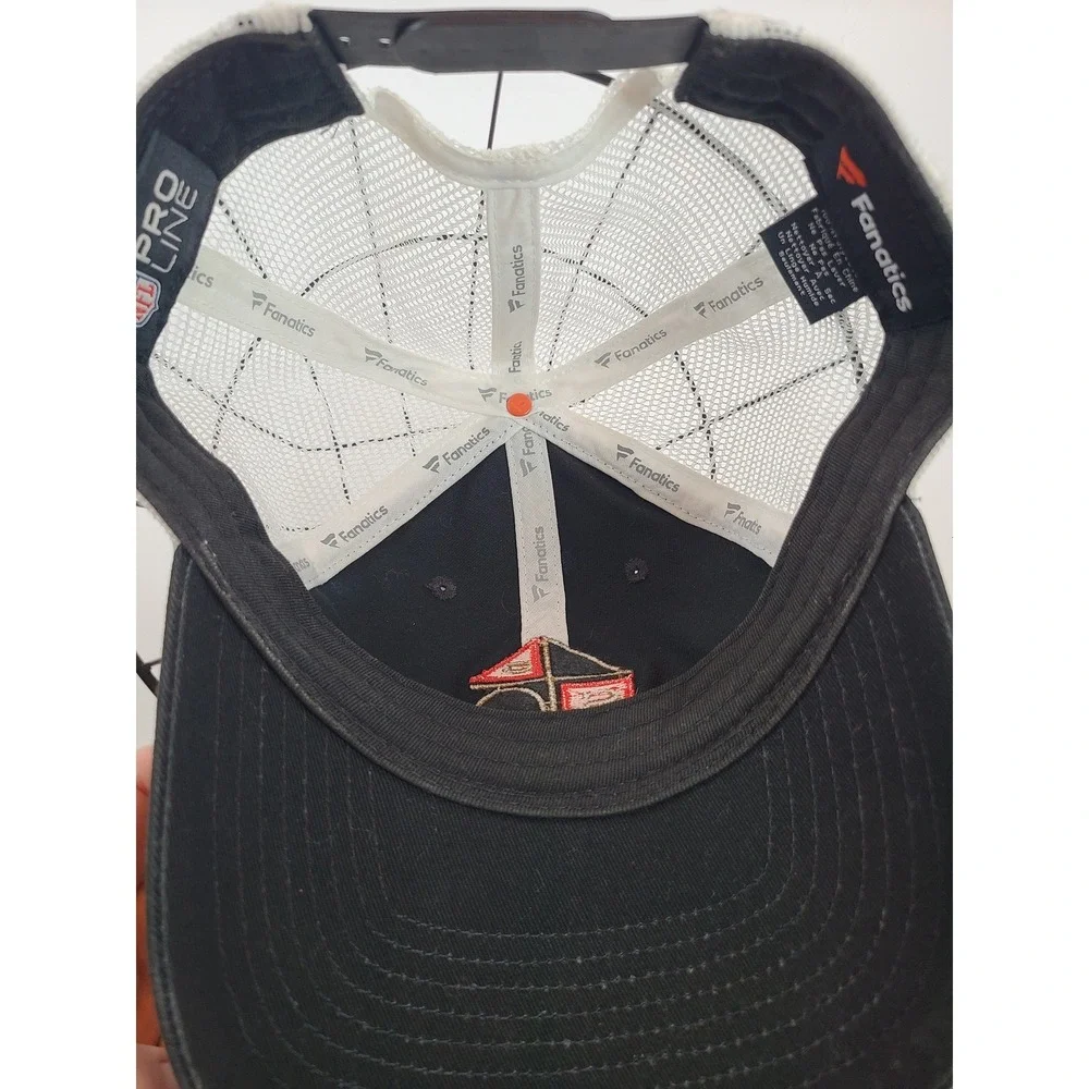 Fanatics Pro Line San Francisco 49ers Trucker Hat‎ Mens Black White Football NFL